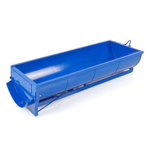 Seau en métal en forme de U bleu pour camion benne basculante RC 10x10 hydraulique 1/14
