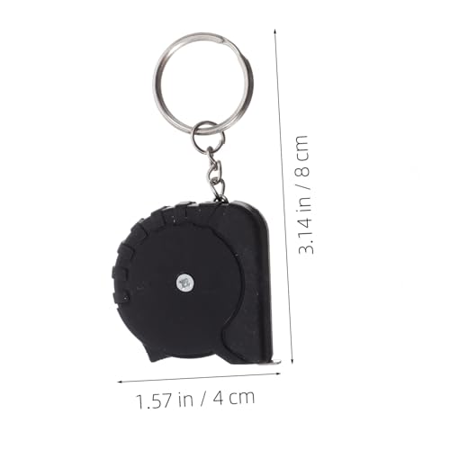 Mini cinta métrica retráctil para llavero pack 12 miniatura 2
