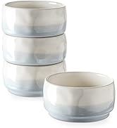 DOWAN Ceramic Soup Bowls, Cereal Bowls, Small Bowls for Ice Cream, Dessert, Fruits, Side Dishes, ...