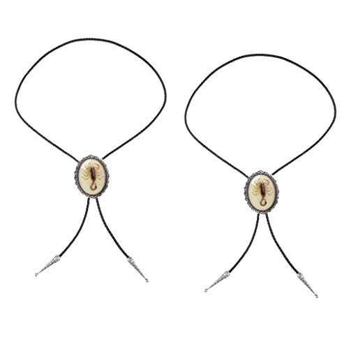LOVIVER Conjunto De 2 Vintage Unisex Brilho No Escuro Escorpião