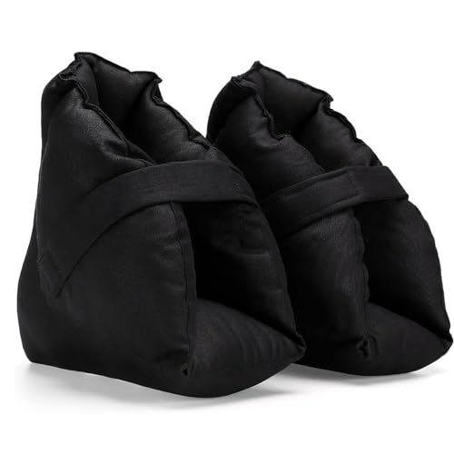 Coussin de protection du talon haut de gamme oreiller de soutien ergonomique noir 1 paire