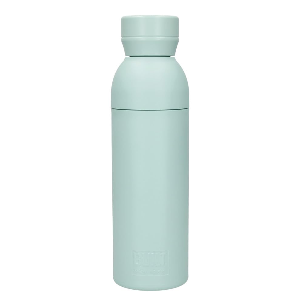 Rackhams Green Built Planet Bottle, 500Ml Recycled Reusable Water Bottle With Leakproof Lid - Plastic - Planet Bottle