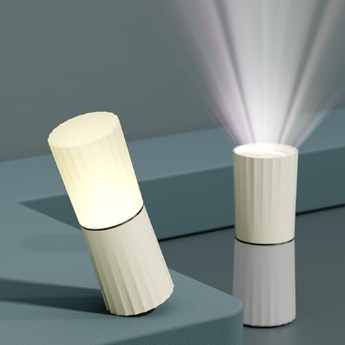 Projecteur de veilleuse chaude LED nomade et lampe rechargeable 3W - 3