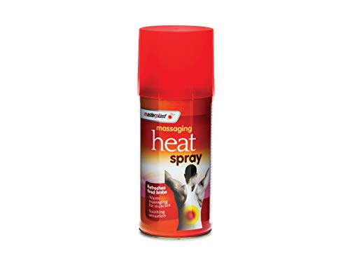 2 x Cans Of Masterplast Heat Massaging Spray - 150ML Each