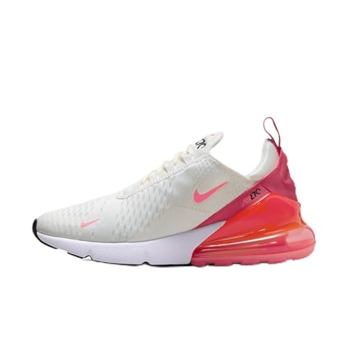 Nike Air Max 270 Women's Shoes (AH6789-122, Sail/Aster Pink/White/Hot Punch)