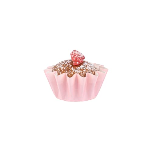 Restaurantware Paper Baking Cups 200 Count 0.4 Ounce Paper Greaseproof Muffin Liners, 2 Inches Disposable Baking Cups Flared Design Pink for Oven and Freezer Use by Restaurantware - Image 8