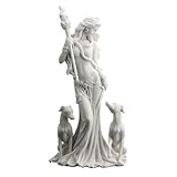 Veronese Design 13 3/8' Hecate Greek Goddess of Magic with her Hounds Resin Sculpture