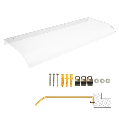 Marquise de terrasse extérieure auvent polycarbonate contre la pluie