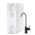 iSpring RO500AK-ORB Tankless RO Reverse Osmosis Water Filtration System, 500 GPD Fast Flow with Natural pH Alkaline Remineralization, Oil Rubbed Faucet, 2:1 Pure to Drain Ratio, White