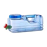 Fácil de usar: el diseño está integrado con una cubierta de tanque de agua grande y un grifo de manguera, un control gratuito y proporciona flexibilidad total al usar un sistema de agua durante el viaje, y también distribuye el tubo extensible del grifo, extendiendo el agua, mantiene la salud limpia de la boca.
