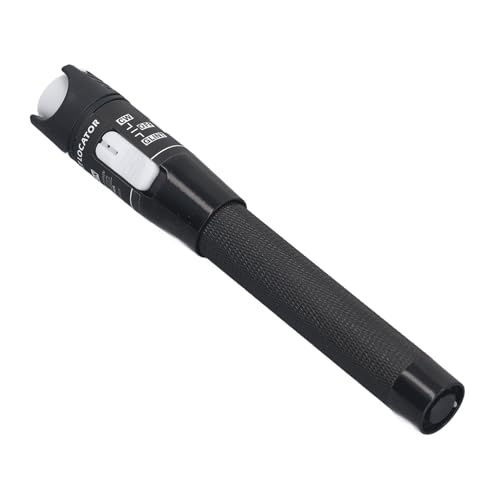 Sxhlseller Pen de Prueba de Fibra óptica de Localización de Falla Visual de 80MW, Rango de 80 Km, Fuente de Luz de 650 Nm con Conector Universal de 2.5 Mm, Herramienta de Probador de Cable