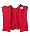 Silverts Women’s Adaptive Clothing Open Back Top, Assisted Dressing Shirt for Elderly, Nursing Home & Post Surgery Wear - Cherry LGE
