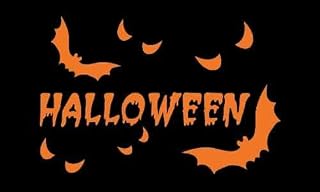 Halloween Orange Bat Flag - 5 x 3 FT - 100% Polyester With Eyelets Banner - FlagSuperstore