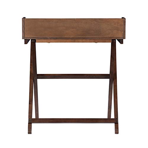 Riverbay Furniture Wood Folding Desk In Antique Walnut Brown #TOP5