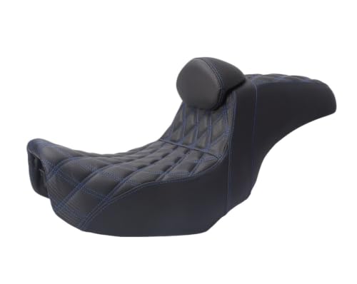 Asiento de motocicleta para rutas largas en modelos Dyna Fat Bob y Street Bob