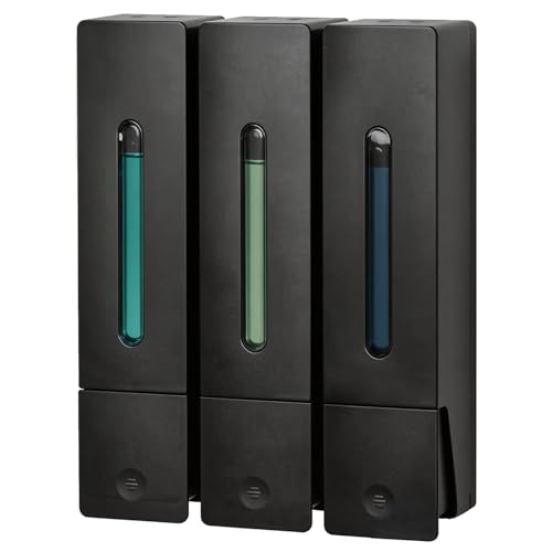 シャンプー ディスペンサー ディスペンサー シャンプー 大容量 壁掛け 400ml 洗面所、浴室、キッチンに最適。取り付けが簡単