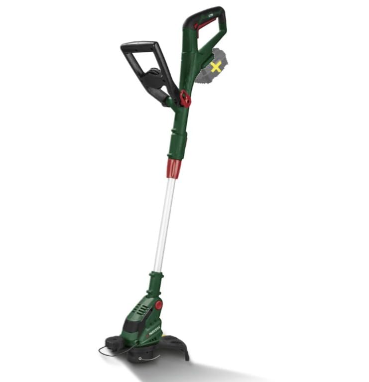 HKM Akku Technik Parkside PRTA 20-Li - Desbrozadora inalámbrica (con batería de 2 Ah y cargador, equipo de 20 V)