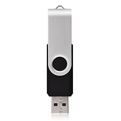 KOOTION Chiavetta USB 2GB 10 Pezzi Pendrive 2 Giga Chiave USB 2.0 Penna USB Chiavette USB, Set 10 Unità Pennetta USB (Nero)