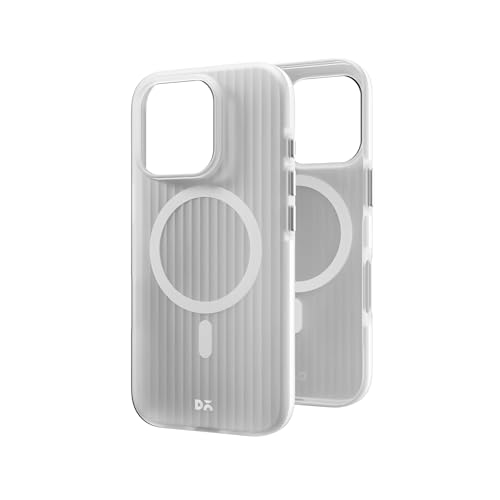 Image of DailyObjects Beam 2.0 Magnetic Protective Case Cover Compatible with iPhone 16 Pro |Magsafe|Camera & Body Protection|Anti Shock,Scratch Resistant|Precise Cutouts Design|Wireless Charging-White