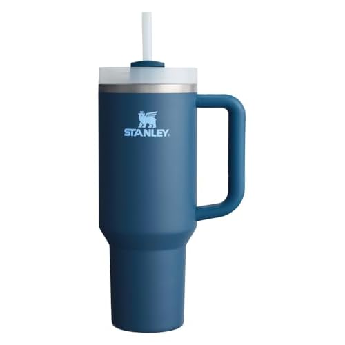 STANLEY Quencher H2.0 Tumbler with Handle and Straw 40 oz | Flowstate 3-Position Lid | Cup Holder Compatible for Travel | Insulated Stainless Steel Cup | BPA-Free | Stargaze