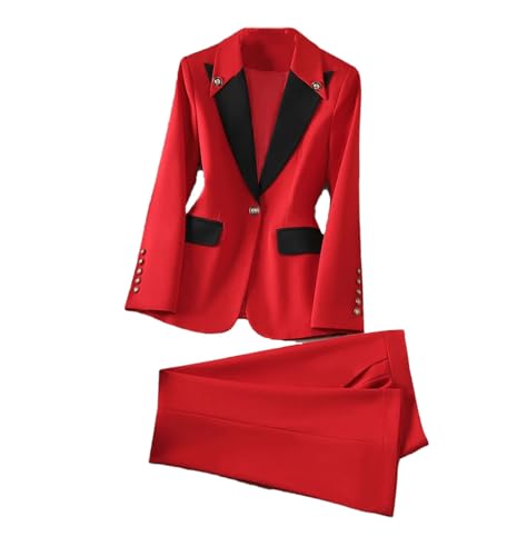 Women Pant Suit Piece Set Fashion Office Business Work Wear