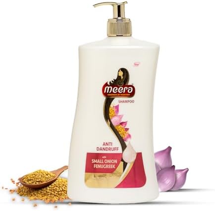 Meera Anti Dandruff Shampoo, With Goodness Of Small Onion and Fenugreek, For Men And Women, 1L