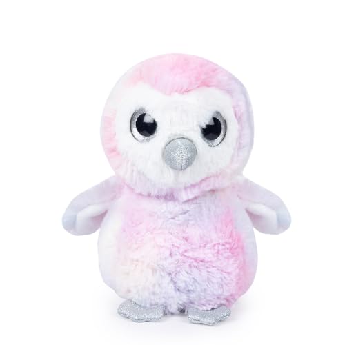 Image of Berry Shiny is Miny Series, Owl, Plush Soft, Toy Cute Kids, Sparkly Eyes, Birthday Animal Baby Boys /Girls (Pink)