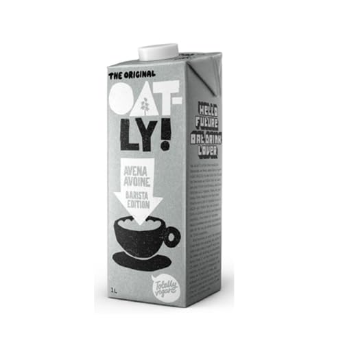Oatly Avena - Bebida de avena - Edición Barista - 1 litro paquete - Avena líquida - Rico en grasas insaturadas