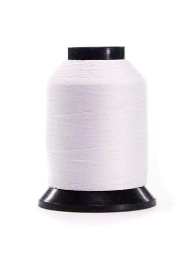 Finesse Thread | 100% Polyester, 3Ply, 50Wt | 1500Yds Stackable Thread Cones | 100% Polyester Thread For Quilting And Sewing (Snow White) #TOP16