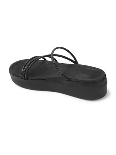 Image of ELLE Women's Comfortable Multi-Strap Platform Heel Sandals
