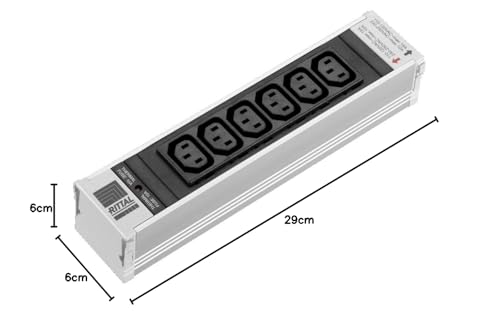 Multipresa Rittal bloc alimentation rack 6 sorties IEC C13 - 2