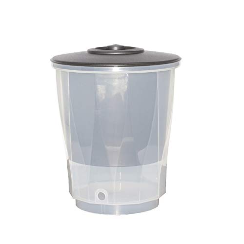 Service Ideas CBDRP3BL Beverage Dispenser with Infuser Tube, Round, 3 Gallon, Plastic, Black