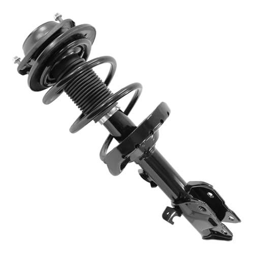 Image of Detroit Axle - 4pc Front Struts Kit for 2015 2016 2017 Subaru Legacy, 2 Struts with Coil Spring Assembly 2 Lower Control Arms w /Ball Joint Replacement Suspension