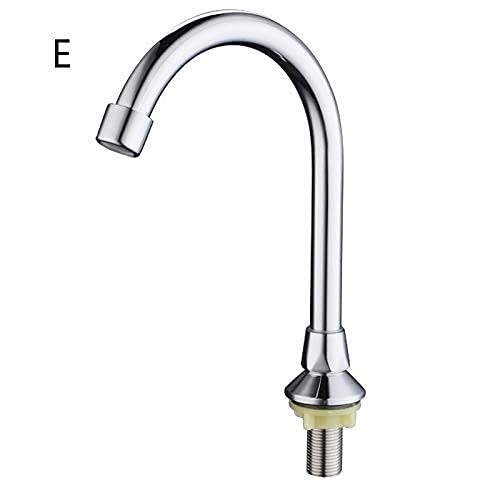 Grifo Grifos Empresa alimentaria Médico Escalones Grifo Todo Bronce Pedal Interruptor Válvula Lavabo de Verduras Individual Frío Laboratorio (Tamaño: C) Necesario