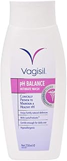 VAGISIL pH Balance Intimate Wash for Daily External Feminine Hygiene with LactoPrebiotic, 250 ml