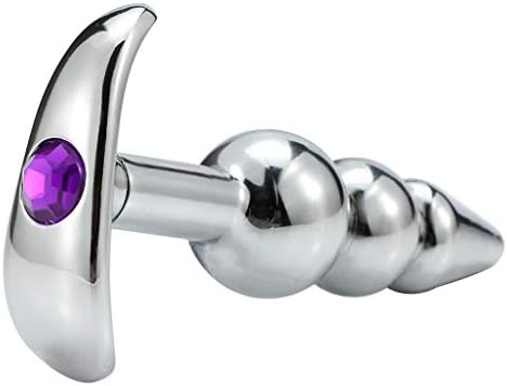 Taidu Random Color Crystal Metal Pull Beads with Anchor P'lug-Toys