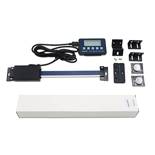 Digital Readout Linear 0-150mm/0-6inch Accurate Digital LCD Digital Readout Lathe Linear Scale for Milling Machines, Linear Digital Readout
