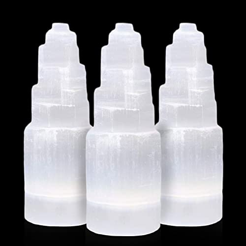 Himalayan Glow WBM Selenite Tower...