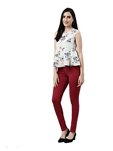 Image of GO COLORS Women Mid Rise Premium Straight Jeans