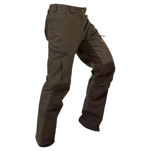 La Chasse® Stretch-Funktionshose Denver Jagdhose Herren Oliv/braun Jägerhose Stretchhose für die Jagd Dehnbund von Oefele Jagd