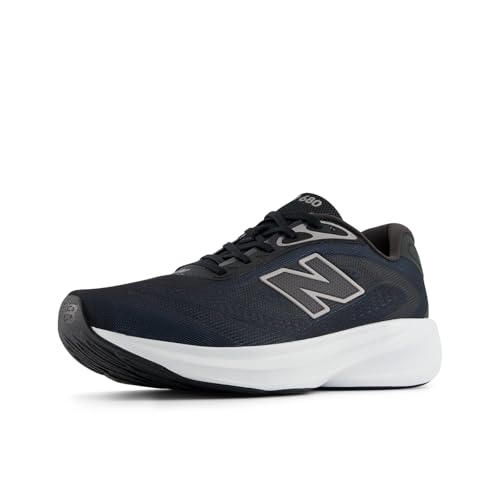 New Balance Men's Fresh Foam 680 V9 Running Shoe, Black/Faded Black, 8.5