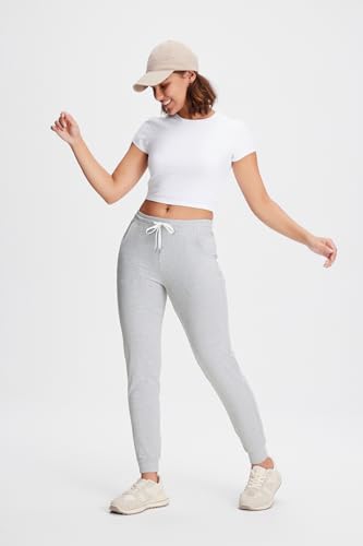 Image of Yogipace Petite /Regular /Tall Women's Lightweight Anti-Shrink Active Joggers Lounge Sweatpants Yoga Jogger Pants