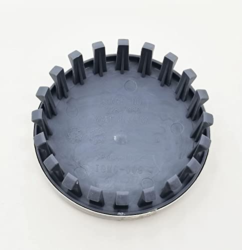 Carfiltery New 4 Pieces Set Gmc Black/White Wheel Center Caps 3.25" 83Mm 2014-2020 Gmc Yukon Denali Xl Sierra 1500 (Black/White) #TOP1