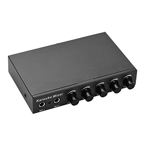 Mixer de áudio de microfone para KTV/Reunião/Festa/Atividades ao ar livre Compatível com Computador/