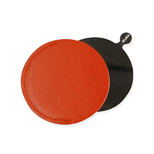 MoMA ステンレススチールミラー サークル，レッド