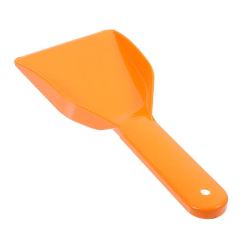 BESTonZON Pala de Hielo para congelador rascador de Hielo congelador raspador de Limpieza del refrigerador Borrador de Nieve Fácil Cuchara para Quitar Hielo raspador de Hielo páginas Naranja