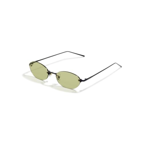 Image of SAM AND MARSHALL DUSK Sunglasses I Rimless I 400UV Protection I Metal Built I Oval Sunglass I Unisex