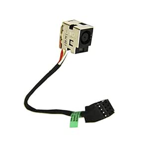 DC POWER JACK HP 717371-YD6 749647-001 719859-001 CBL00360-0150 - Foto 5