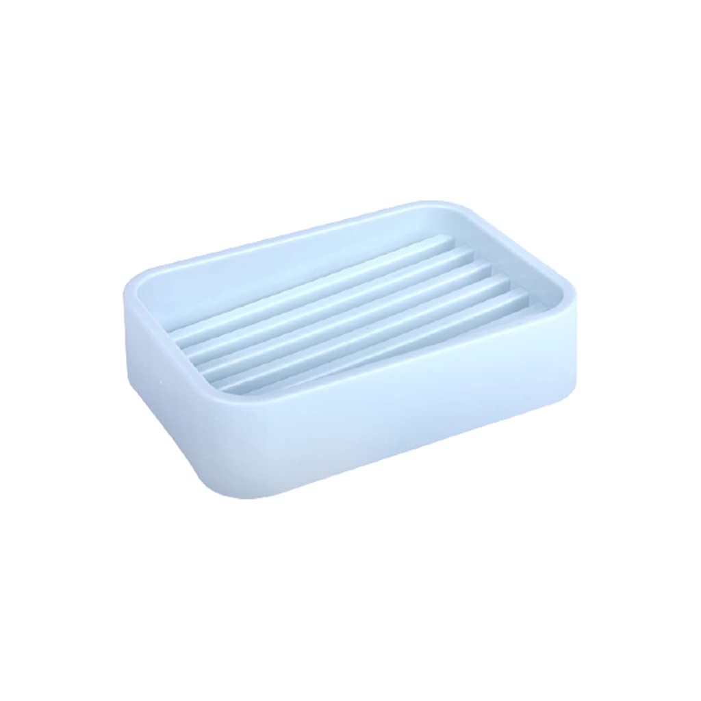 Soap dishes, Soap Dish Holder,SoapTray,Self-Draining Simple Classic PP(Blu,2 pack)