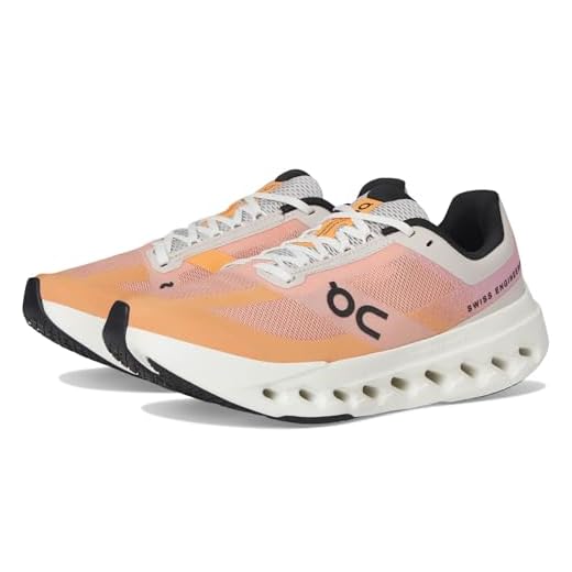 On Baskets Cloudsurfer Next pour femme, Mandarine/ivoire, 36.5 EU